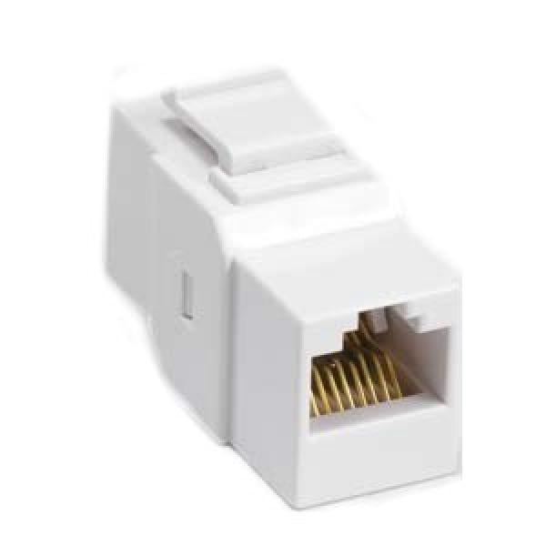 CAT5e Keystone Jack Coupler - White